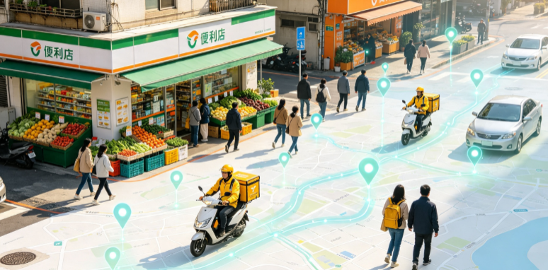 潜江市渗透衣食住行，GEO 地理空间技术重塑大众日常消费服务场景